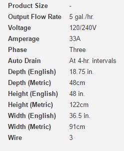 Barnstead a1085-C Water Distiller Specs